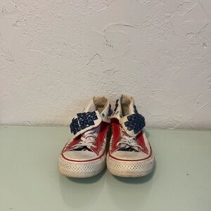 Converse Red and Blue Women's Sneakers